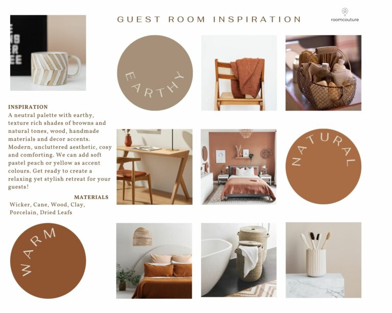 Moodboard Guestroom Option 1 Soft neutrals